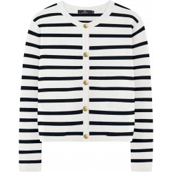 LILLUSORY Women's Striped Cardigan Sweaters Fall Oufits Clothes Fashion Trendy Long Sleeve Tops Casual Knit Lady Jackets